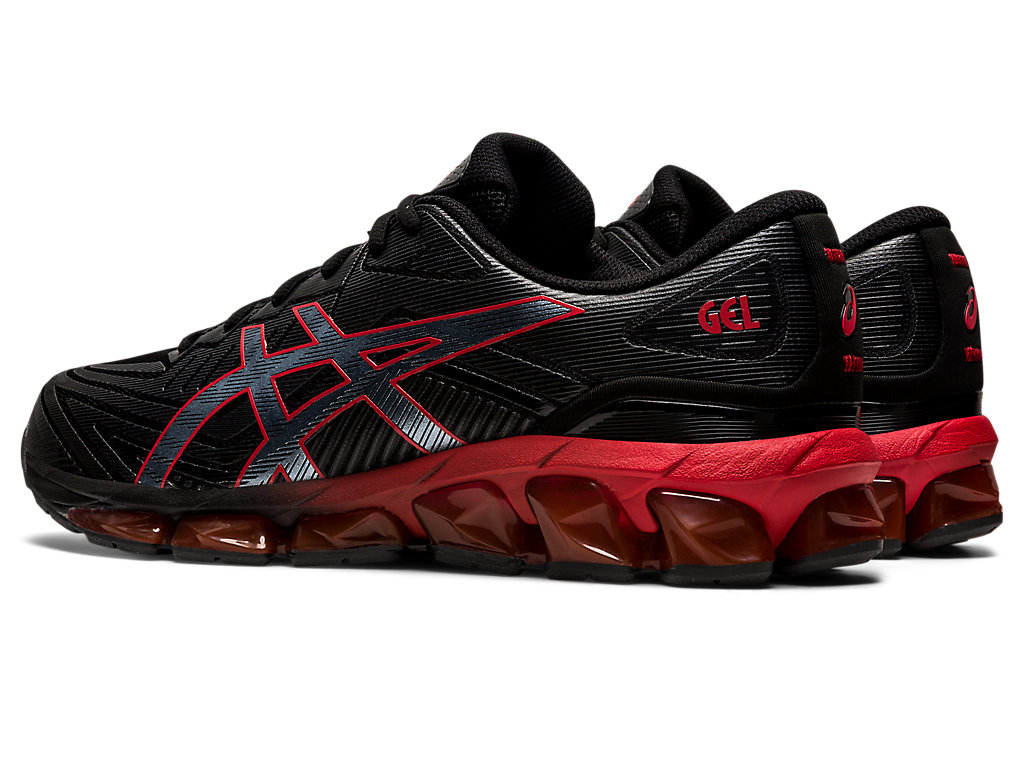 Women's Asics Gel-Quantum 360 Vii Sneakers Black / Red | 6412-VOXHB