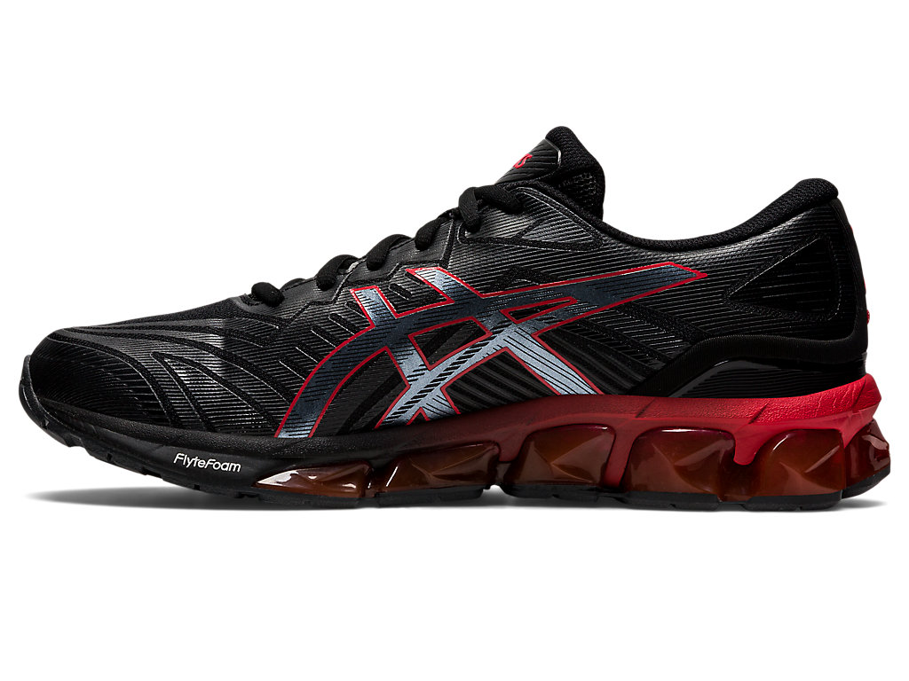 Women's Asics Gel-Quantum 360 Vii Sneakers Black / Red | 6412-VOXHB