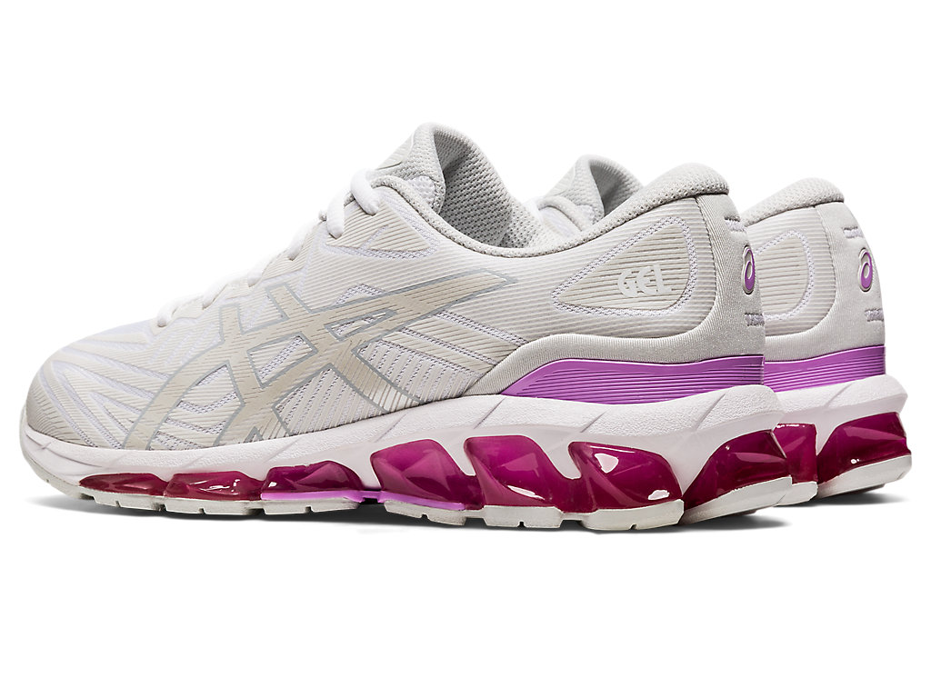 Women's Asics Gel-Quantum 360 Vii Sneakers White / Lavender | 9341-SCKBZ