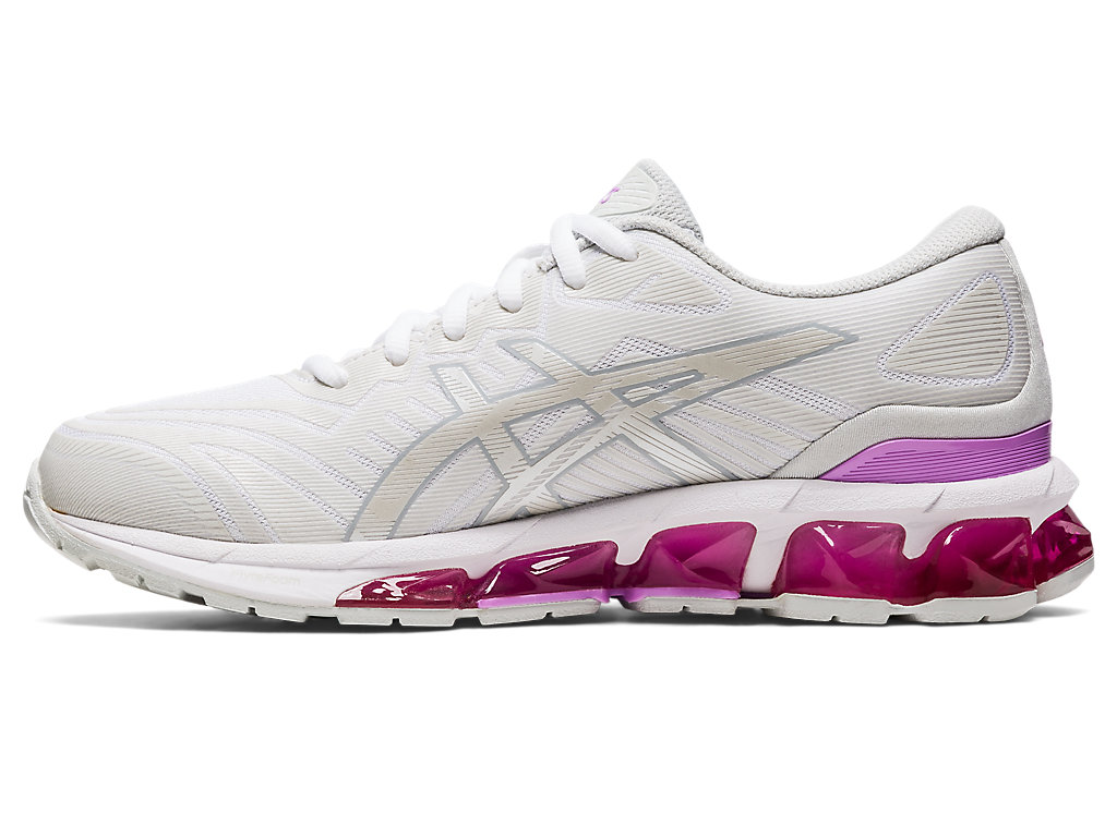 Women's Asics Gel-Quantum 360 Vii Sneakers White / Lavender | 9341-SCKBZ