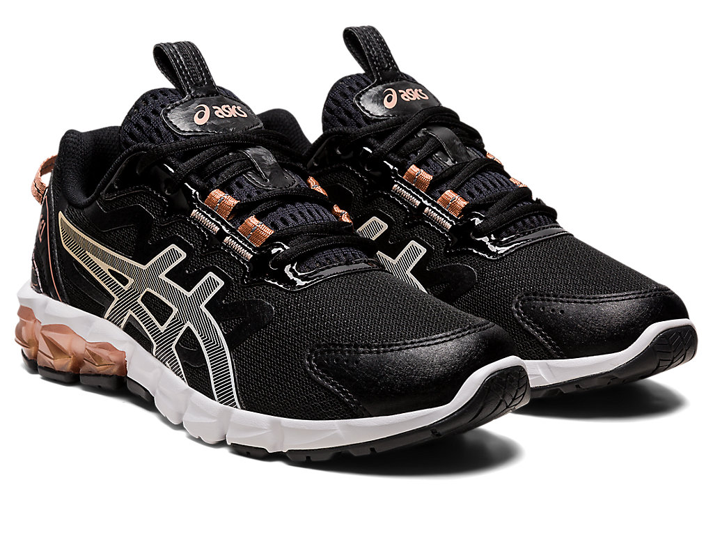 Women's Asics Gel-Quantum 90 Sneakers Black / Rose Gold | 5193-BAIEC