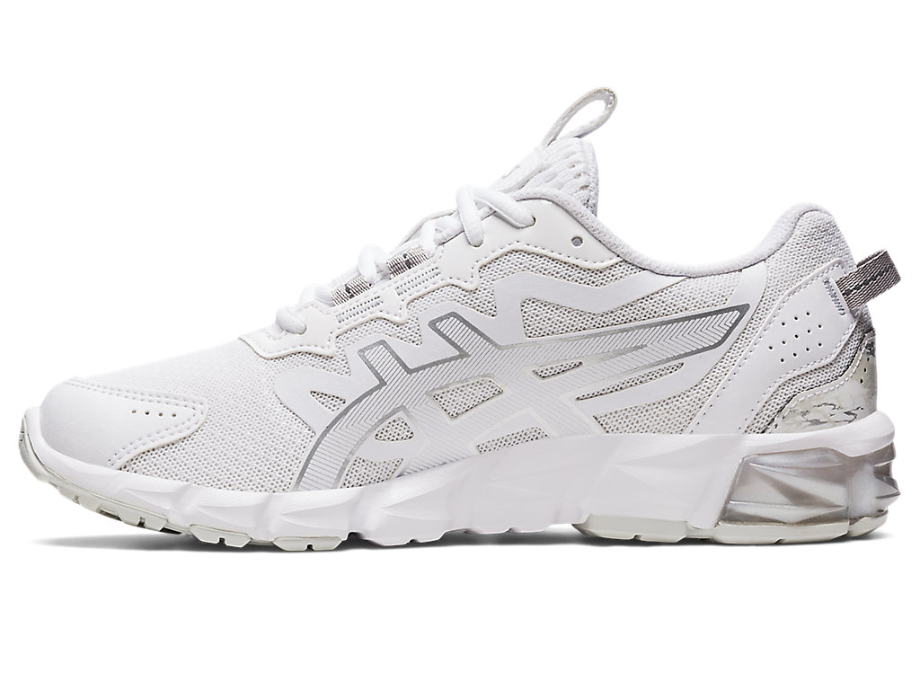 Women's Asics Gel-Quantum 90 Sneakers White / Silver | 2347-TEVYA