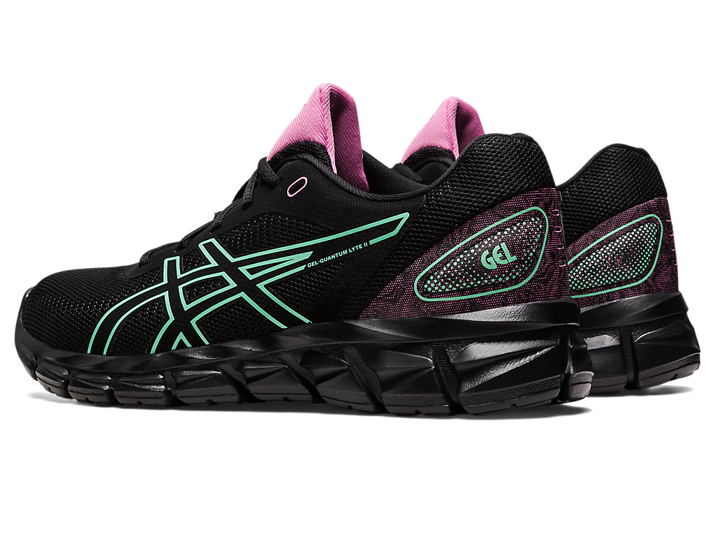 Women's Asics Gel-Quantum Lyte Ii Sneakers Black / Green | 3162-POCEB