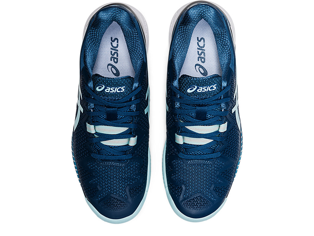 Women's Asics Gel-Resolution 8 Clay Tennis Shoes Light Indigo / Blue | 4780-NECJB