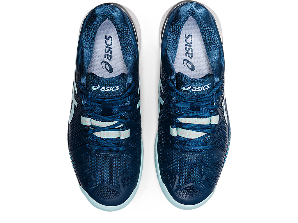 Women's Asics Gel-Resolution 8 (D) Tennis Shoes Light Indigo / Blue | 4812-PRODH