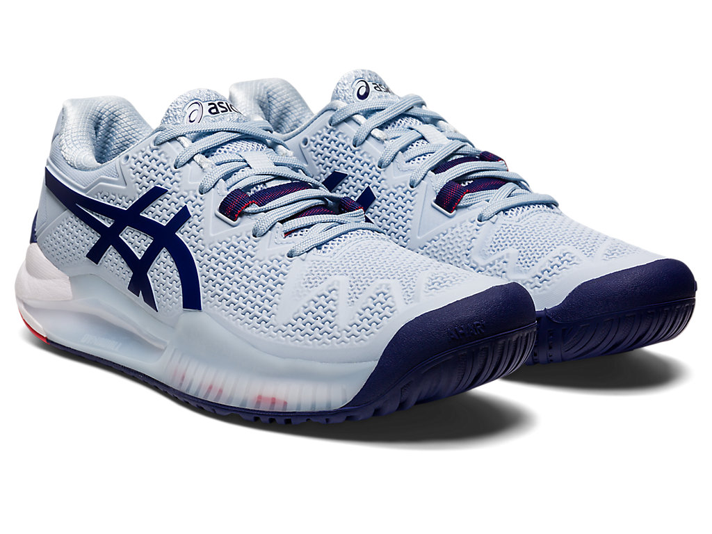 Women's Asics Gel-Resolution 8 Tennis Shoes Blue / Blue | 5139-UVSDY