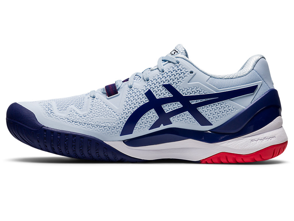 Women's Asics Gel-Resolution 8 Tennis Shoes Blue / Blue | 5139-UVSDY