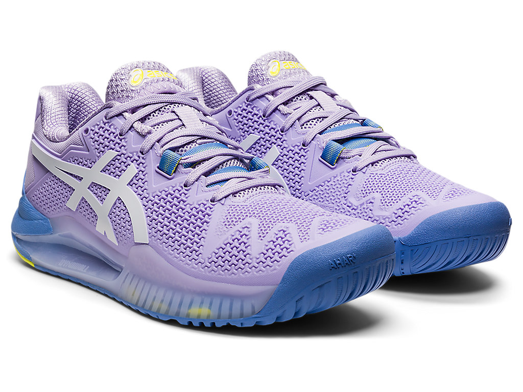 Women's Asics Gel-Resolution 8 Tennis Shoes White | 5832-TBRVP