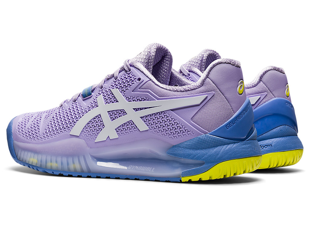 Women's Asics Gel-Resolution 8 Tennis Shoes White | 5832-TBRVP