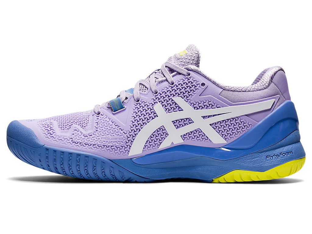 Women's Asics Gel-Resolution 8 Tennis Shoes White | 5832-TBRVP