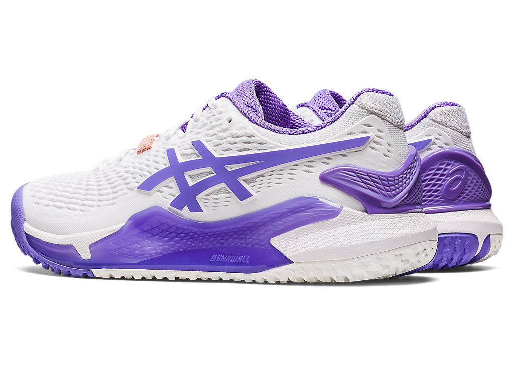 Women's Asics Gel-Resolution 9 Oc Tennis Shoes White | 5328-VAMFC