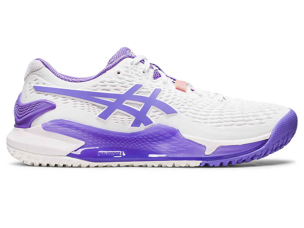 Women\'s Asics Gel-Resolution 9 Oc Tennis Shoes White | 5328-VAMFC