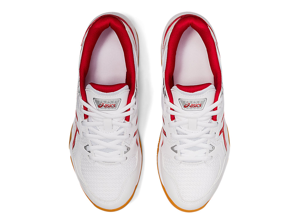 Women's Asics Gel-Rocket 10 Volleyball Shoes White / Red | 0786-CPUNF