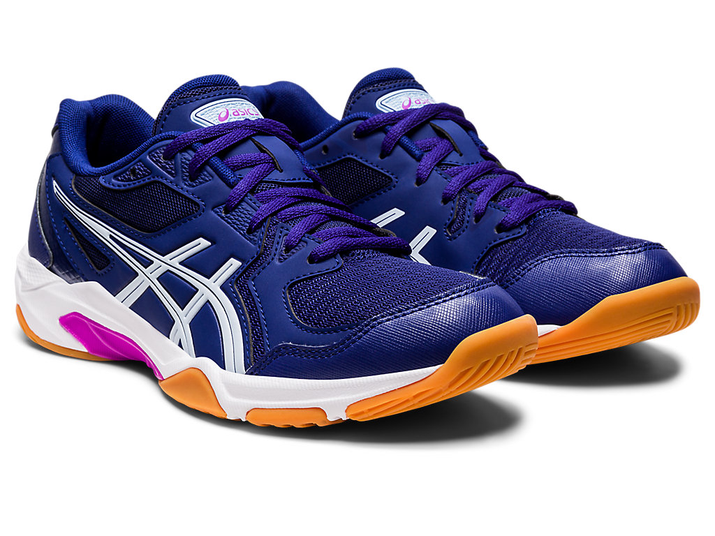 Women's Asics Gel-Rocket 10 Volleyball Shoes Blue / Blue | 0841-JOAMU