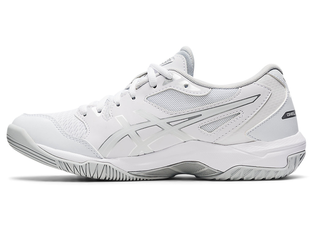 Women's Asics Gel-Rocket 10 Volleyball Shoes White / White | 2175-URVSH