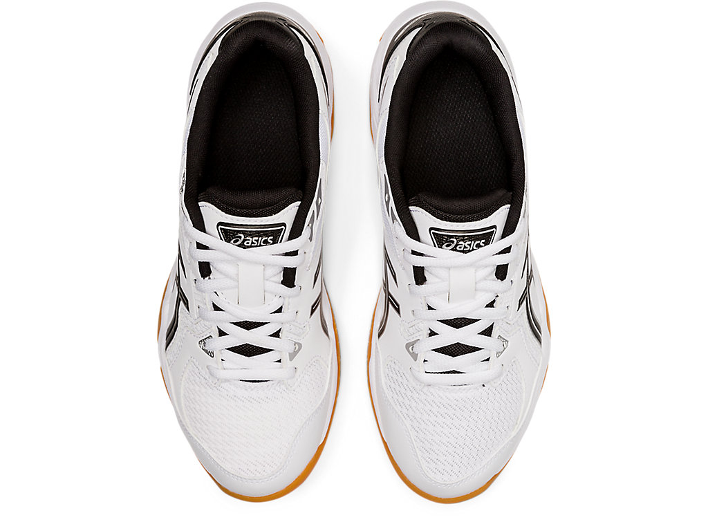 Women's Asics Gel-Rocket 10 Volleyball Shoes White / Black | 2790-NORMZ