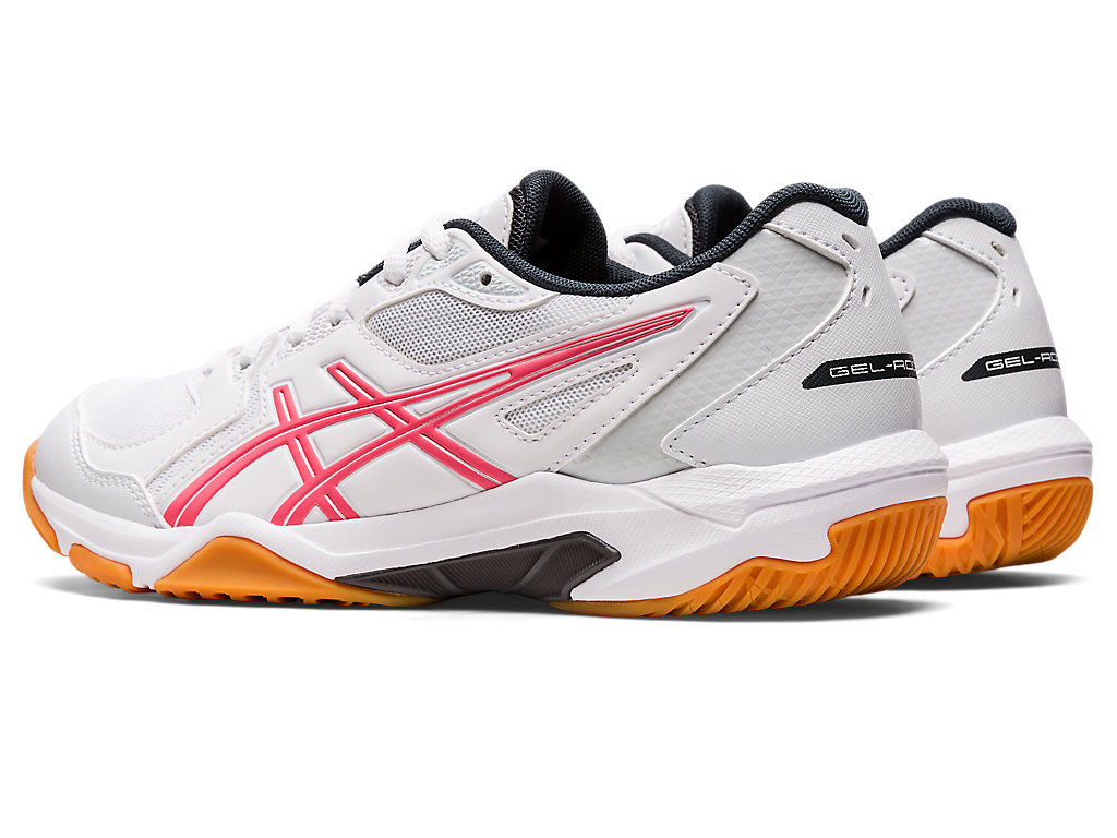 Women's Asics Gel-Rocket 10 Volleyball Shoes White / Pink | 4537-NBOMX