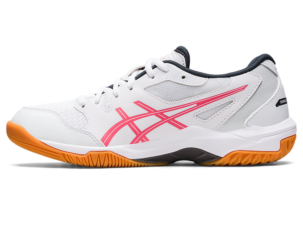 Women's Asics Gel-Rocket 10 Volleyball Shoes White / Pink | 4537-NBOMX