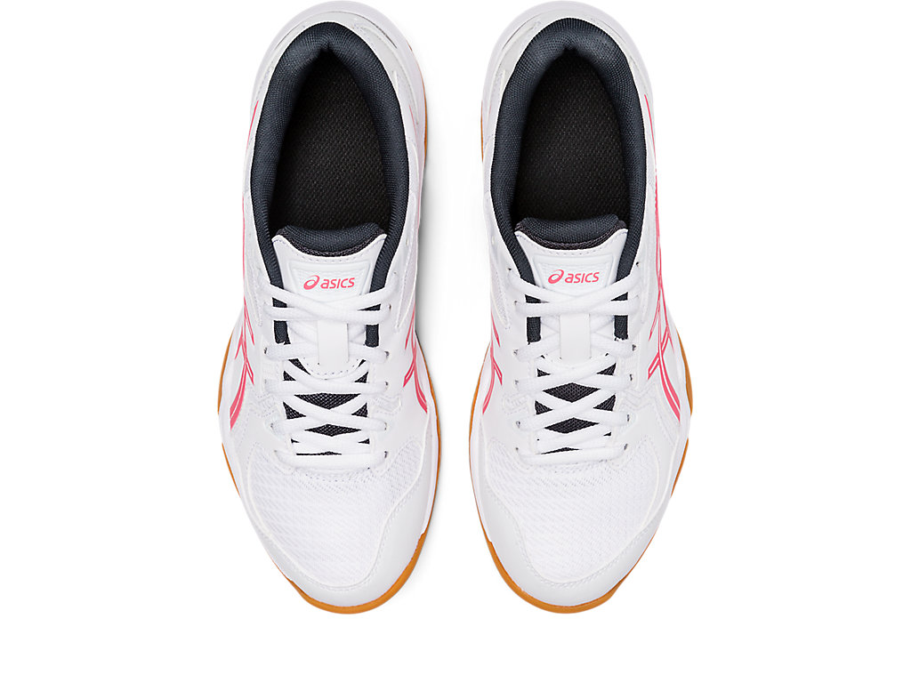 Women's Asics Gel-Rocket 10 Volleyball Shoes White / Pink | 4537-NBOMX