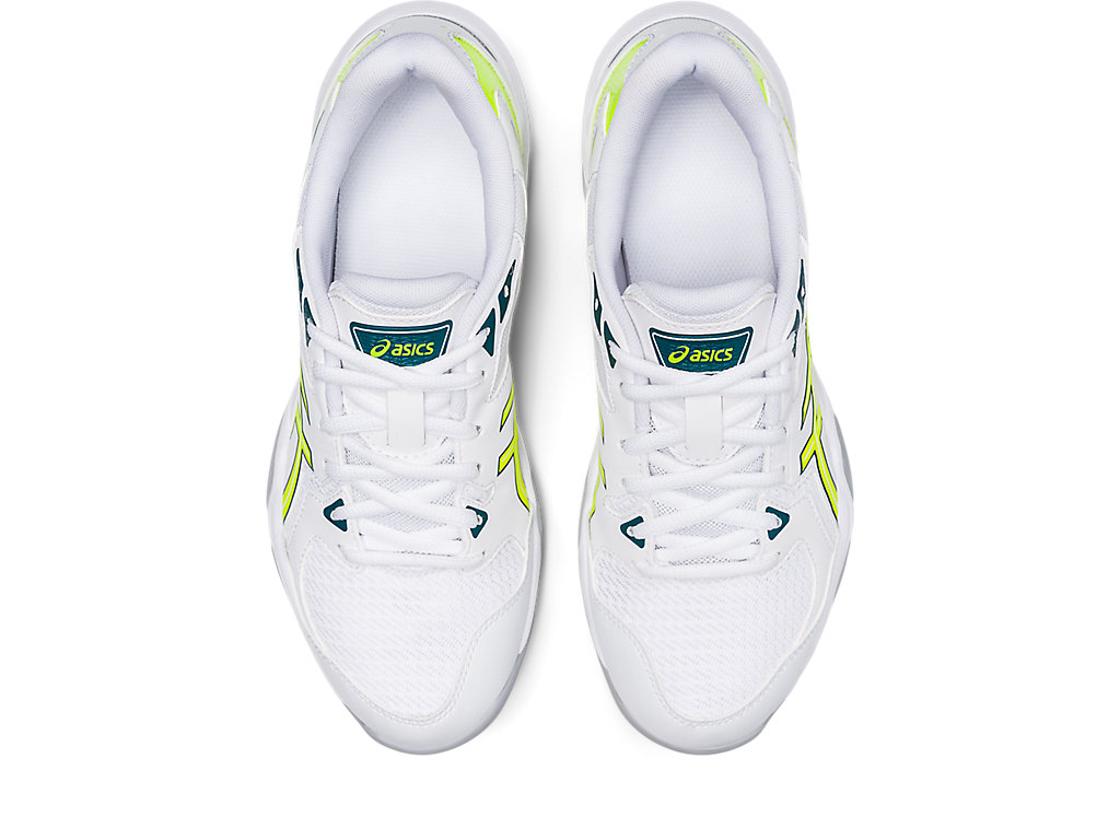 Women's Asics Gel-Rocket 10 Volleyball Shoes White / Yellow | 9850-EBLKJ