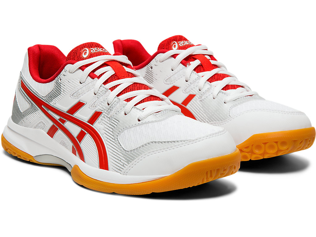 Women's Asics Gel-Rocket 9 Volleyball Shoes White / Red | 2890-HCVZW