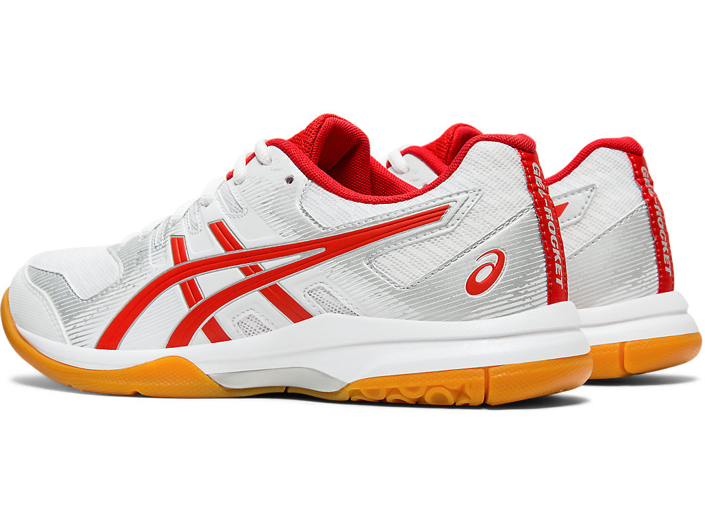 Women's Asics Gel-Rocket 9 Volleyball Shoes White / Red | 2890-HCVZW