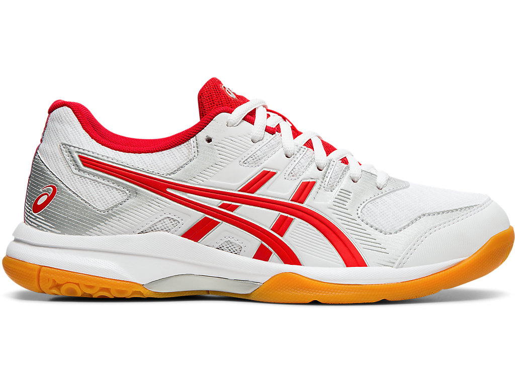 Women\'s Asics Gel-Rocket 9 Volleyball Shoes White / Red | 2890-HCVZW