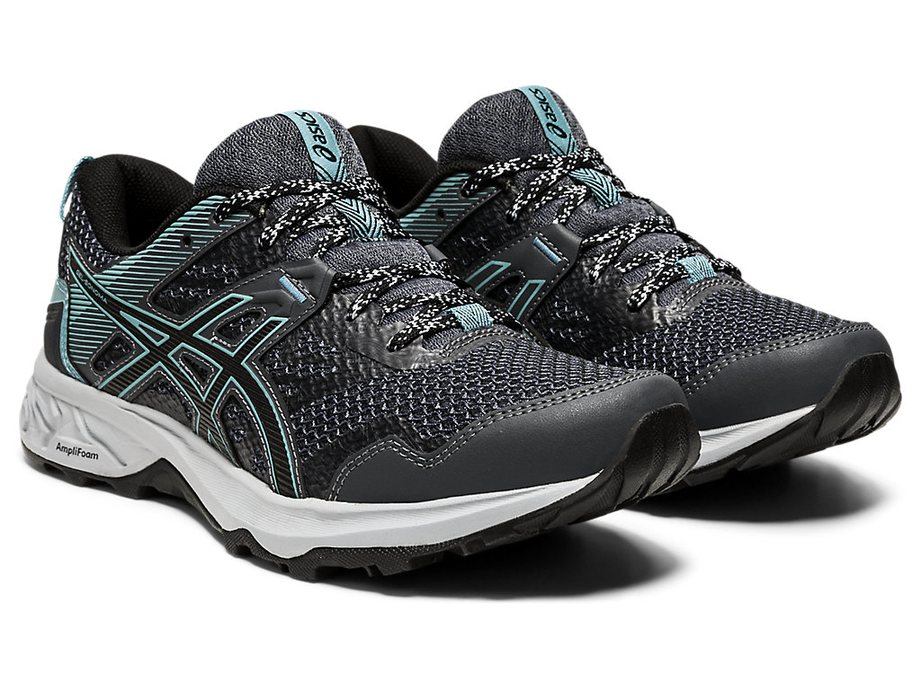 Women's Asics Gel-Sonoma 5 Trail Running Shoes Grey / Black | 2964-VNSYC