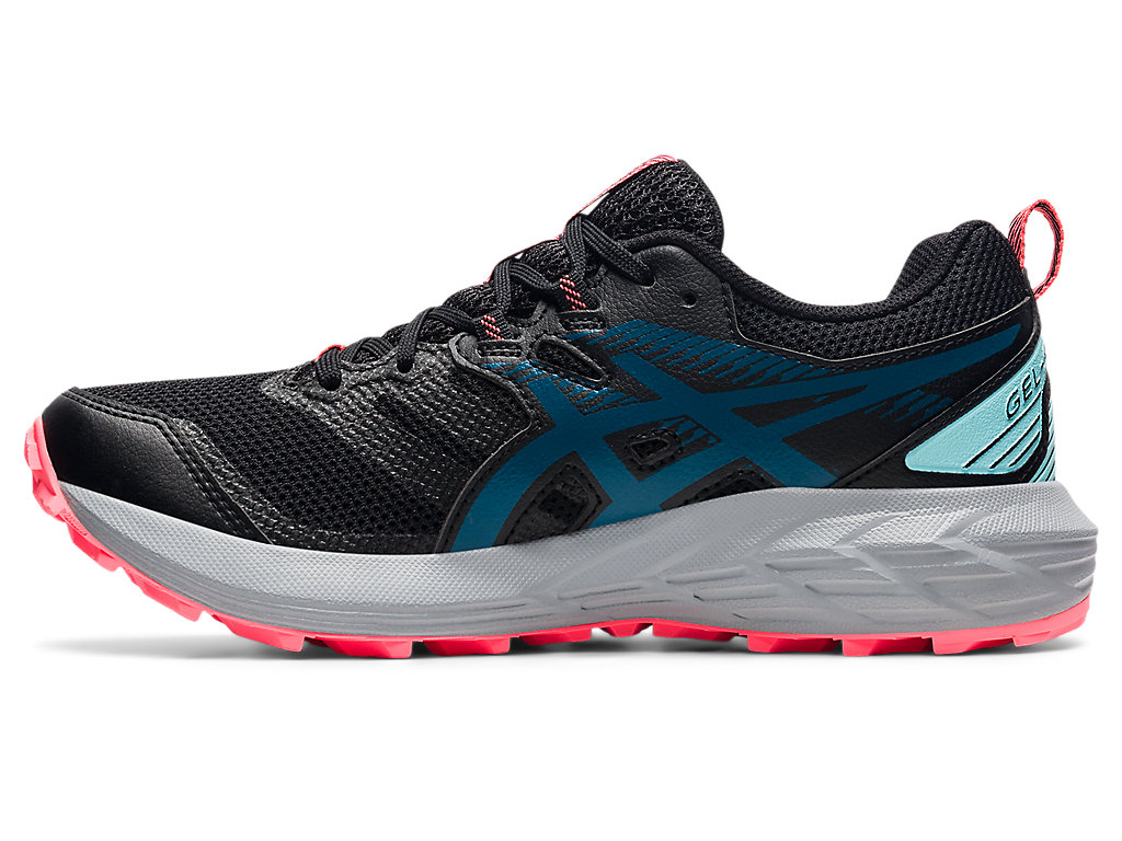 Women's Asics Gel-Sonoma 6 Trail Running Shoes Black / Deep Turquoise | 7481-WYJGE