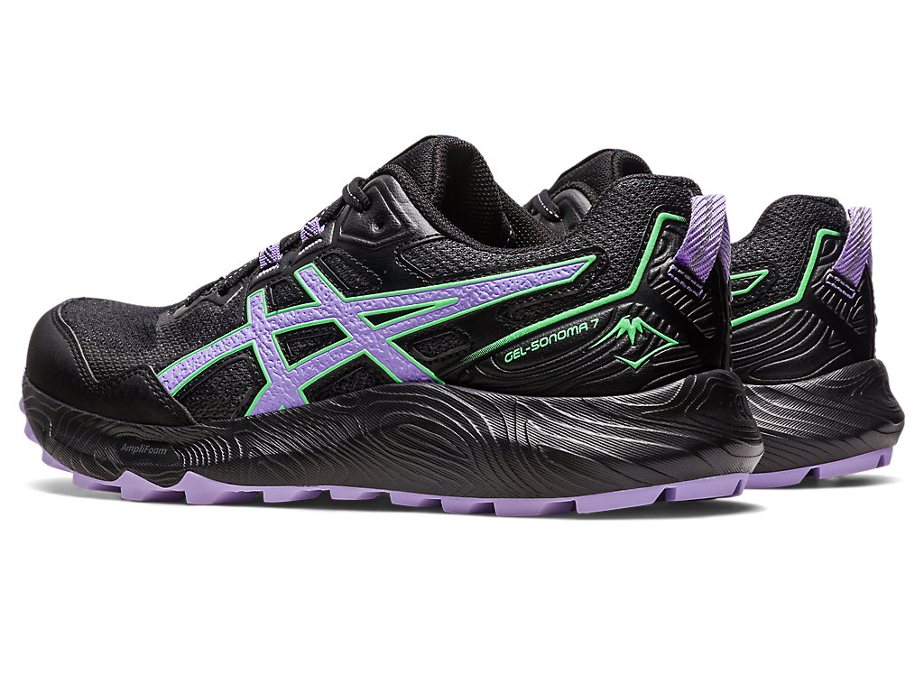 Women's Asics Gel-Sonoma 7 Trail Running Shoes Deep Grey / Purple | 1850-DASVT