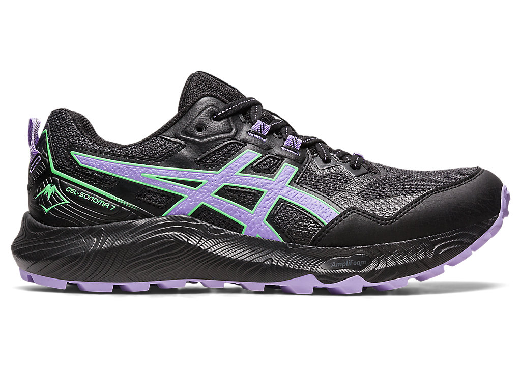 Women\'s Asics Gel-Sonoma 7 Trail Running Shoes Deep Grey / Purple | 1850-DASVT