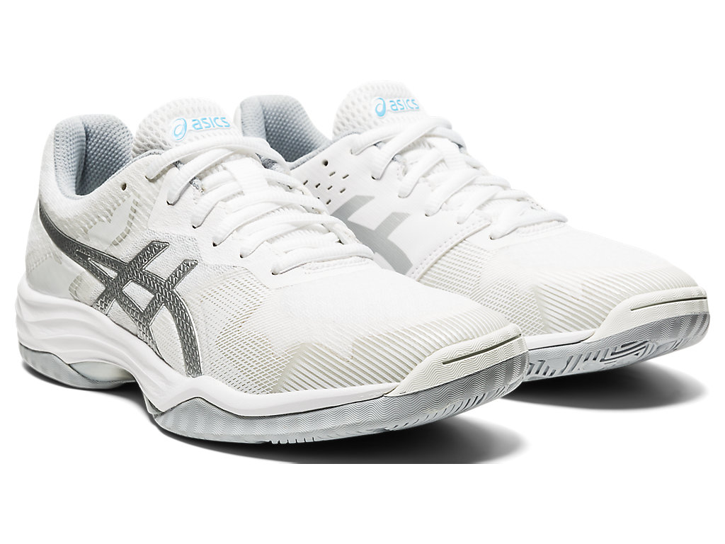 Women's Asics Gel-Tactic 2 Volleyball Shoes White | 0783-KBHJE