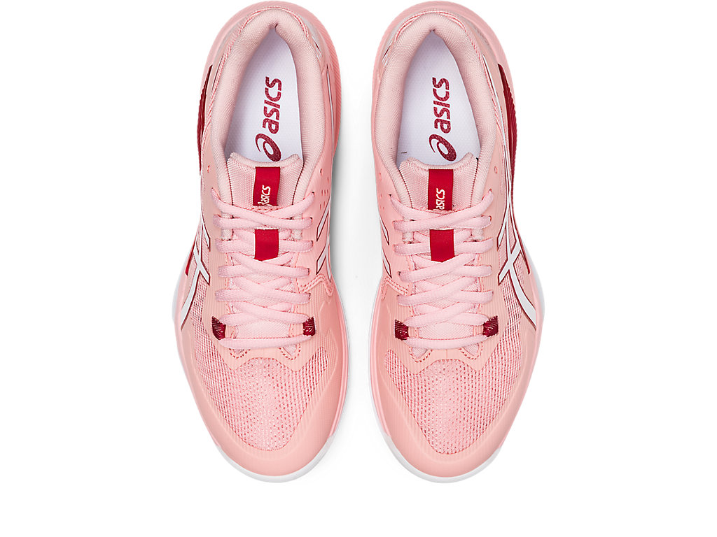 Women's Asics Gel-Tactic Volleyball Shoes Rose / White | 1698-ZIEXB