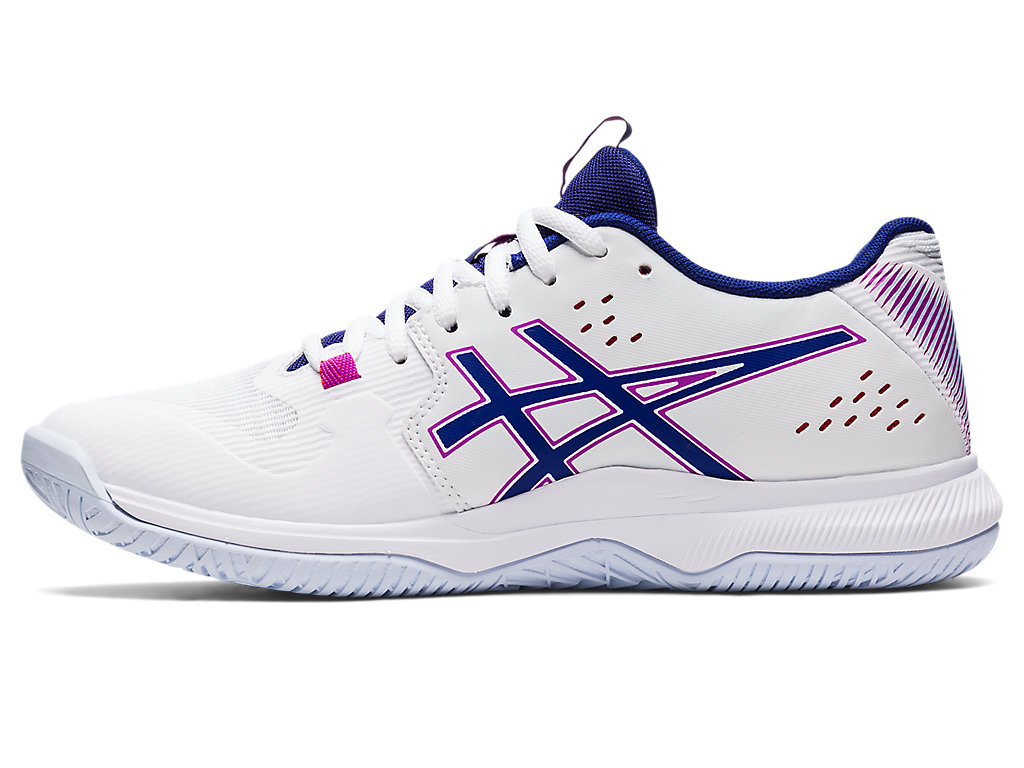 Women's Asics Gel-Tactic Volleyball Shoes White / Blue | 3198-FEMWL