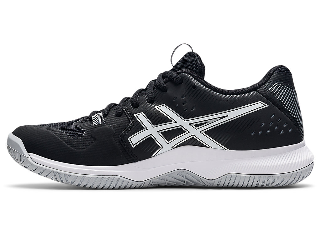 Women's Asics Gel-Tactic Volleyball Shoes Black / White | 4057-QXCDU