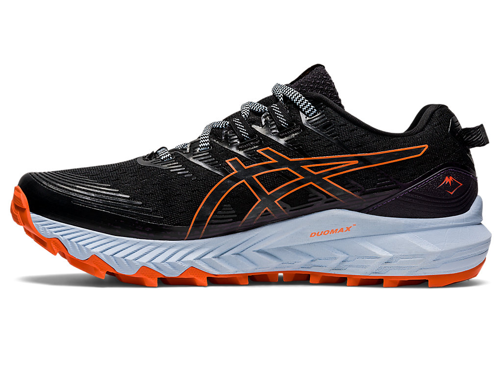 Women's Asics Gel-Trabuco 10 Trail Running Shoes Black / Orange | 7493-HOZID