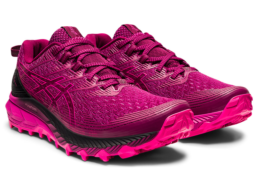 Women's Asics Gel-Trabuco 10 Trail Running Shoes Fuchsia Red | 9640-LZTEI