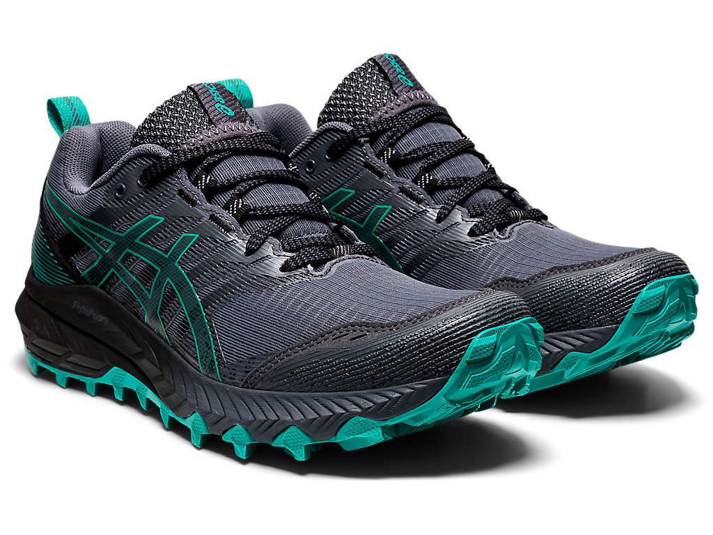 Women's Asics Gel-Trabuco 9 Trail Running Shoes Black | 9378-WOBRP