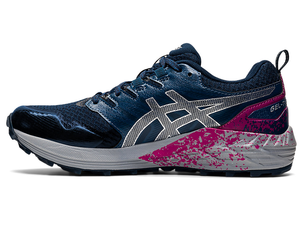 Women's Asics Gel-Trabuco Terra Trail Running Shoes Blue / Silver | 5809-TZCPA