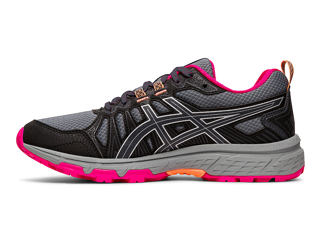 Women's Asics Gel-Venture 7 Trail Running Shoes Grey / Silver | 0983-RYXHM