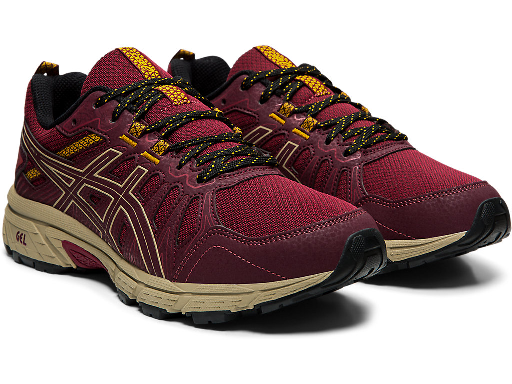 Women's Asics Gel-Venture 7 Trail Running Shoes Red | 1954-XITGC