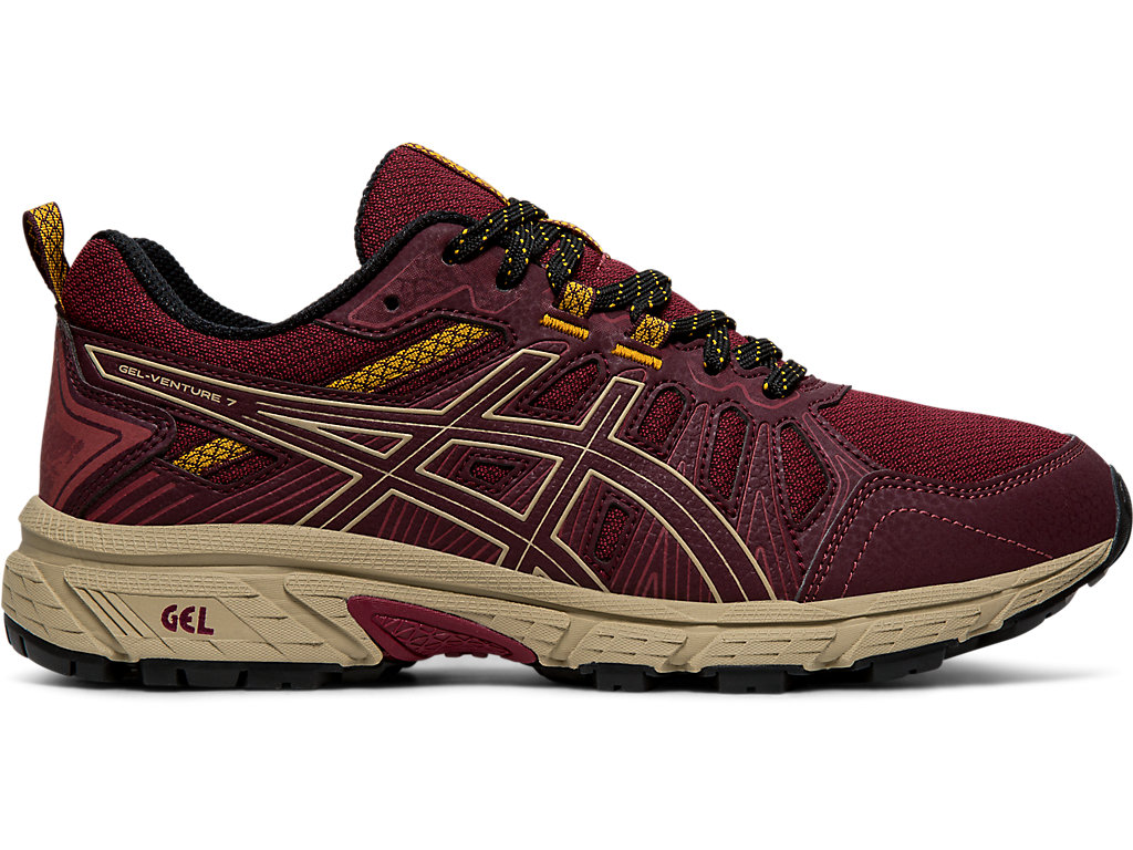 Women\'s Asics Gel-Venture 7 Trail Running Shoes Red | 1954-XITGC