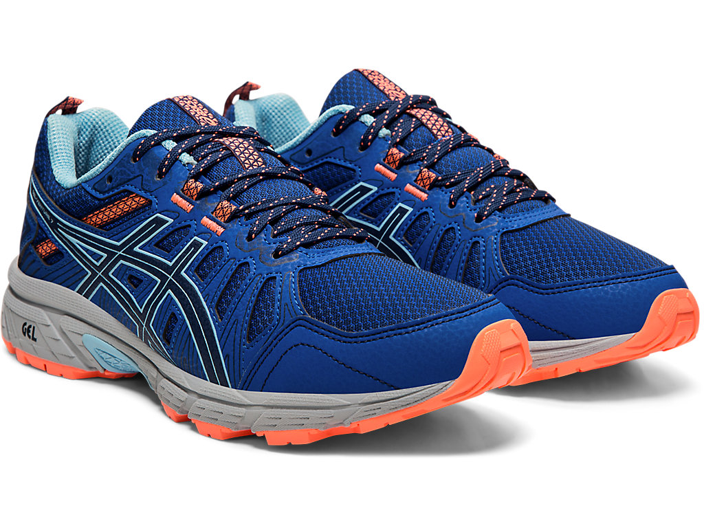 Women's Asics Gel-Venture 7 Trail Running Shoes Blue / Blue | 4356-PFLHQ