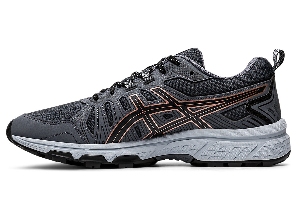 Women's Asics Gel-Venture 7 Trail Running Shoes Deep Grey | 9314-MSHXB