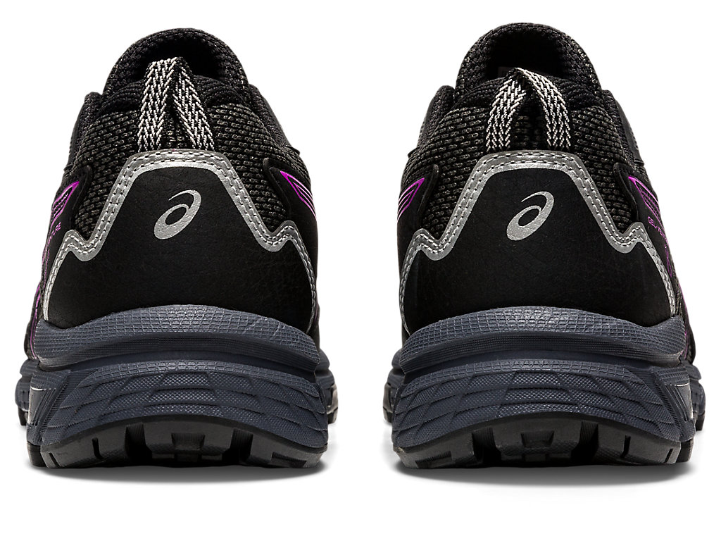 Women's Asics Gel-Venture 8 Trail Running Shoes Black / Purple | 5312-ARKWP