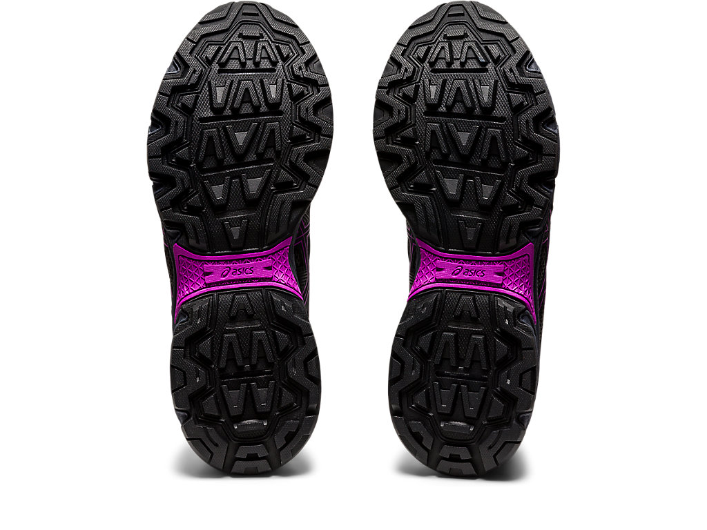 Women's Asics Gel-Venture 8 Trail Running Shoes Black / Purple | 5312-ARKWP