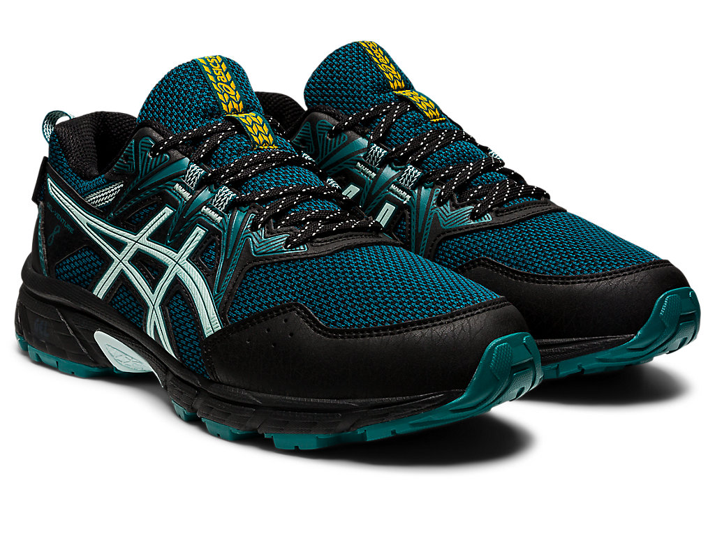 Women's Asics Gel-Venture 8 Trail Running Shoes Black | 5317-HMGWZ