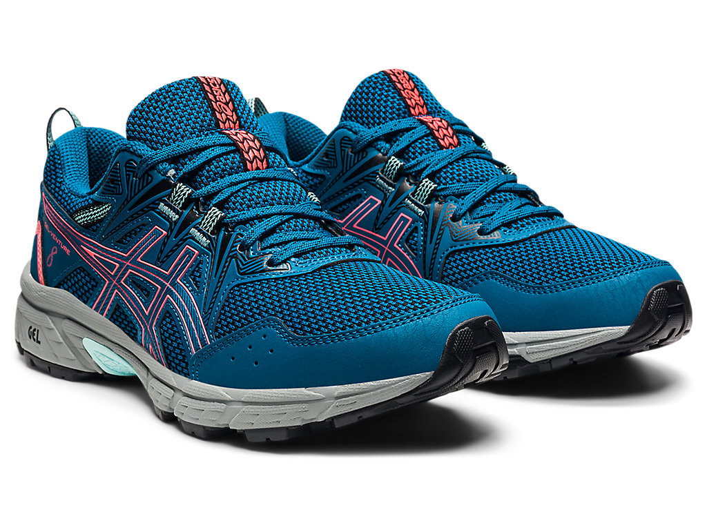 Women's Asics Gel-Venture 8 Trail Running Shoes Blue | 6417-TPZUR