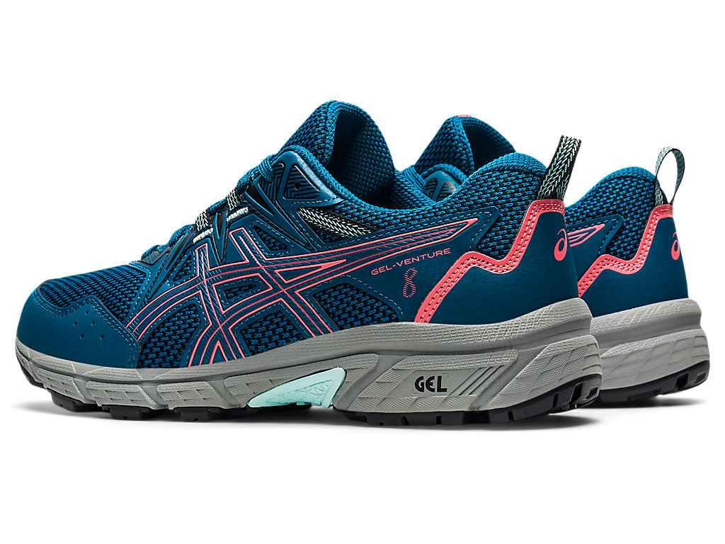 Women's Asics Gel-Venture 8 Trail Running Shoes Blue | 6417-TPZUR