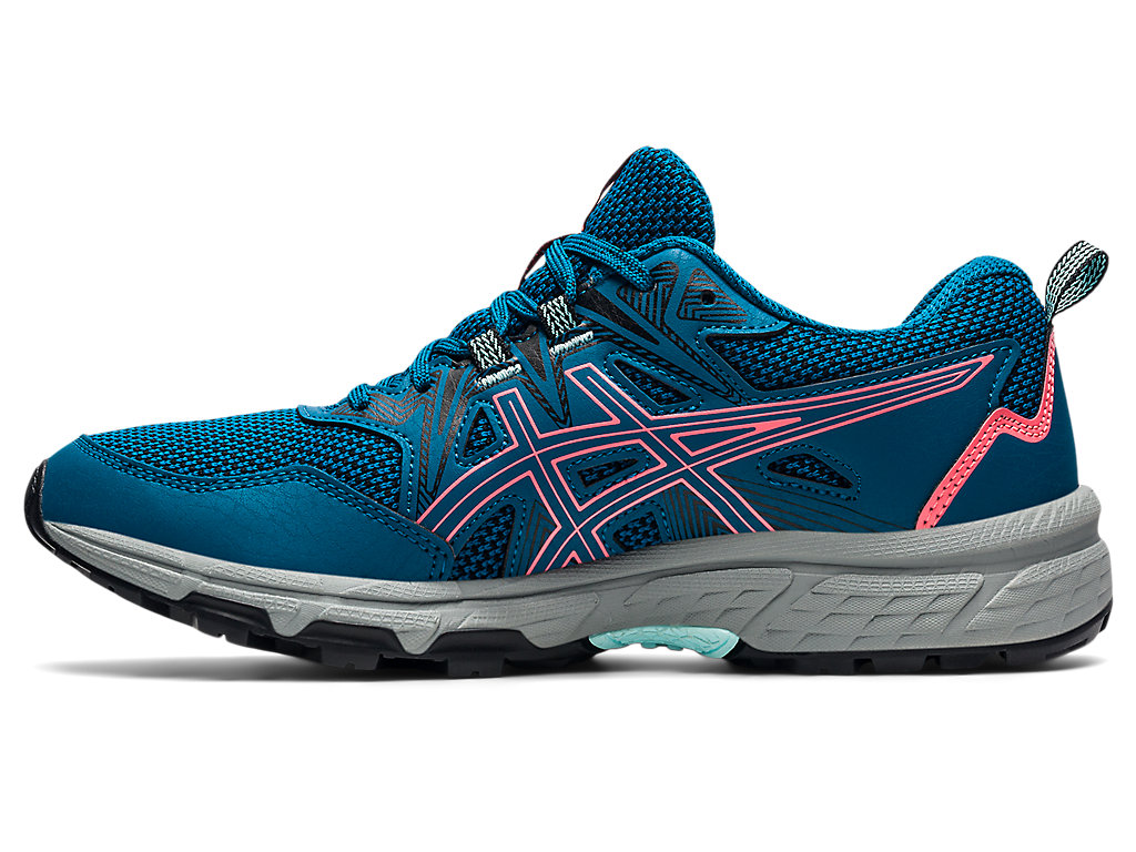 Women's Asics Gel-Venture 8 Trail Running Shoes Blue | 6417-TPZUR